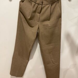 Wilfred Tailored Pleat-Front Trousers in Brown